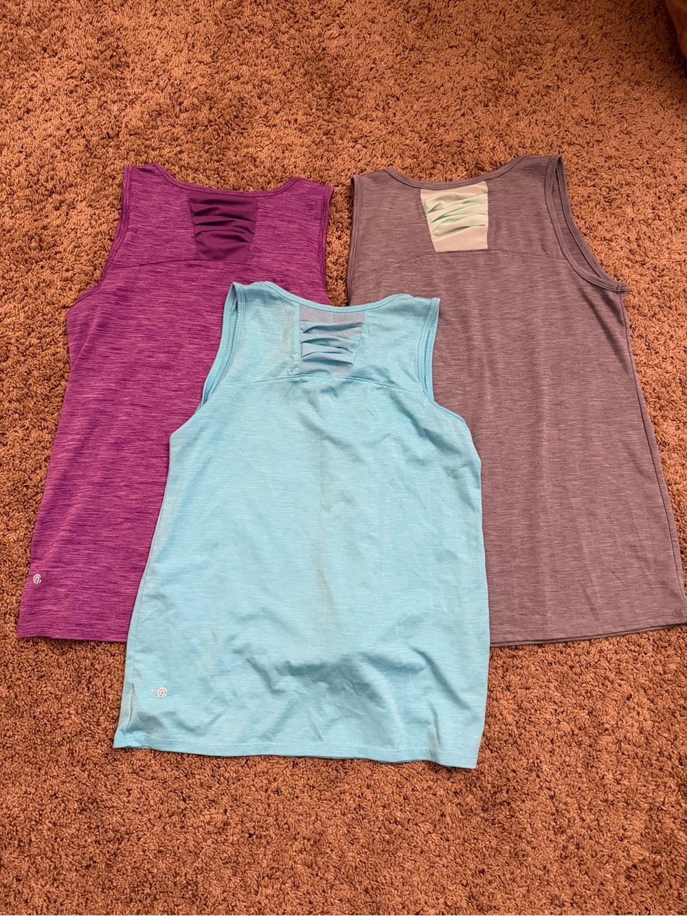 Set of 3, Girls Champion Tank Tops Size XL